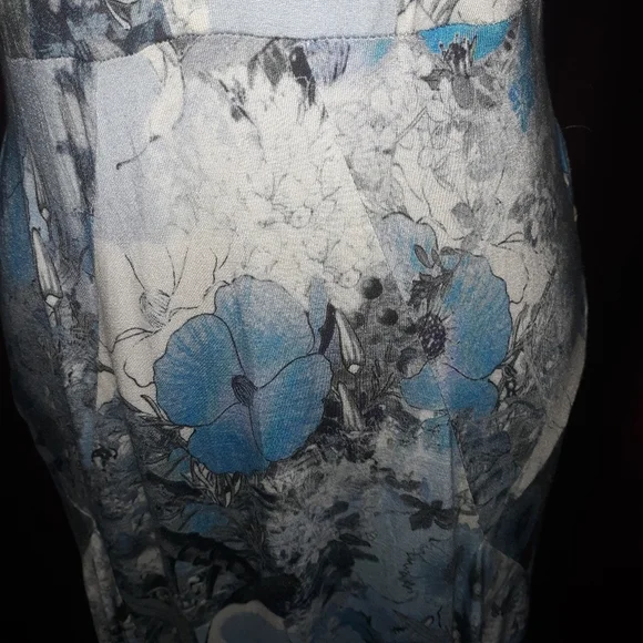 ERDEM Blue Floral Dress - Picture 5 of 8